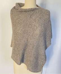 Muche Lifestyle Shawl Poncho Peruvian Alpaca Blend Marled Dress Topper OSFM