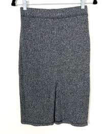 Aritzia Wilfred Free Knit Pencil Skirt with Front Slit Womens Size Small