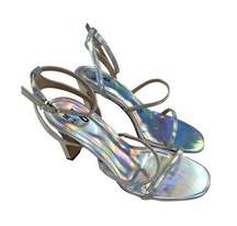 Mix No. 6 - Aliciana Strappy Sandals in Silver Metallic