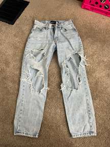 Ripped “Mom” Jeans