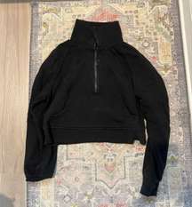 Black Scuba Zip-Up