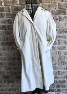 London Fog Trench Coat Maincoats 6P Petite VTG 70