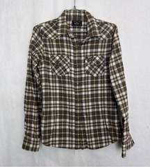 Kimes Ranch plaid flannel small shirt small