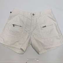 POLO Jeans Company Ralph Lauren White Cargo Cotton Short