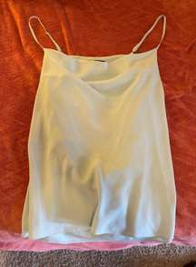 Light Blue Cowl Neck Cami