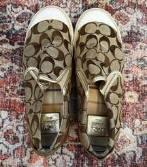 Coach slip on shoes
