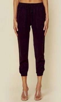 Black  Athletic Tencel Joggers