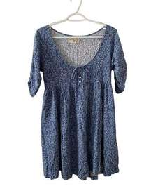 Denim & Supply Ralph Lauren Mini blue oversized dress