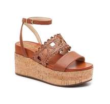 Brown Callri Wedge Sandals Size 10