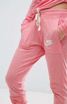 Vintage Sweat Pants In Coral