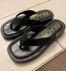 Black Flip Flops