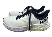 Hoka One One Arahi 5 White Blue Running Shoes Sneakers Womens 8D Wide 1115013