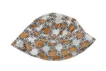 Frankie's Bikinis - Jax Terry Daisy Bucket Hat in Orange and White