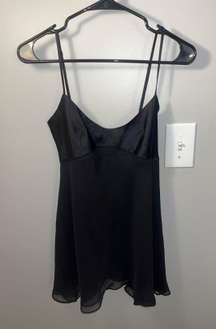 Victoria’s Secret Vintage Black Silk Slip Dress