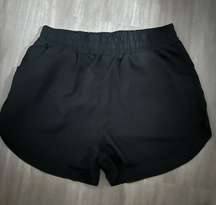 Black Running Shorts With Pockets