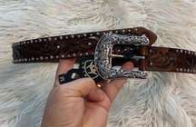 ARIAT Women’s Belt size M BNWT color brown long 39” up to buckle