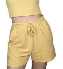 Skatie Cloudlux Cooper Drawstring Shorts Yellow Size M