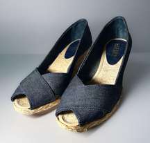 Cecilia Espadrille  Denim  Wedges