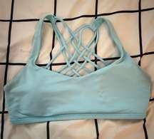 Size 10  free to be wild bra cyan blue!