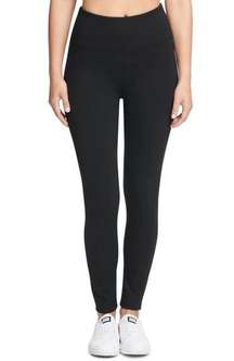 DKNY Tummy Control Compression Full Length Leggings, Black Size XS New w/Tag $69