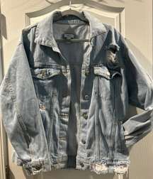 Distressed Jean Jacket