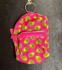 Claire’s Avacado Decor Pink Keychain Bag