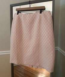 Kasper Jacquard Size 14W Pencil Skirt