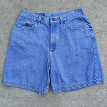 90s Vintage Rider Mom Jean 100% Cotton Denim Shorts Size 14M