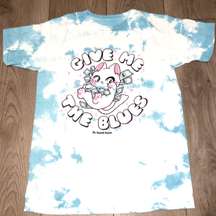 NIP  Give Me The Money Lucky Cat Tie Dye T-Shirt Size Small
