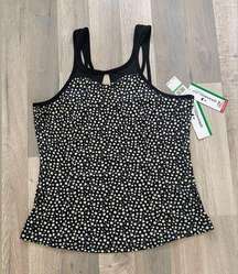 Womens Tank Top with  Print Active Size Large Grand Slam Performance Golf