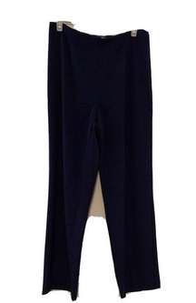 Coldwater Creek Womens Size 10 Blue Straight Stretch Dress Pants