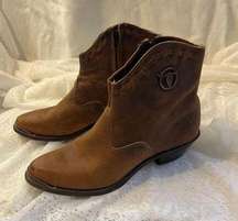 Women’s Western Booties Laredo with Longhorn Hardware