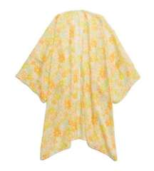 Aerie Sheer Neon Chiffon Cape