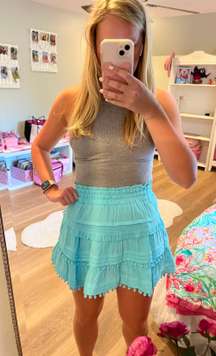 Aqua Blue Skirt