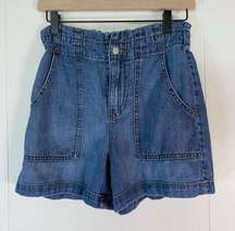 Banana Republic Paperbag Waist Denim Shorts 2