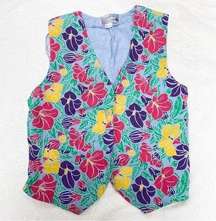 Harry styles 1980s Hawaiian vintage vest gone wild