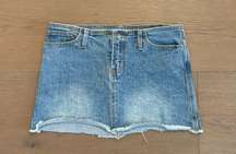 Denim Mini Skirt