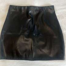 Leather Skirt 