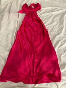 Silk Halter Dress