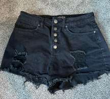 Empyre Black Jean Shorts