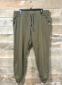 PACT Army green organic cotton blend jogger size XL