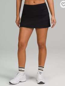 Lululemon Pace Rival Mid-Rise Skirt Long in Black Size 2