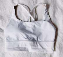 lululemon white energy longline bra