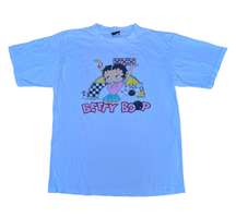 Vintage 90s Betty Boop Bowling Checkered Pink T-shirt