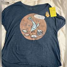 NWT! Mo Willems Pigeon Gift Set graphic Tshirt & Metal collectible enamel pin