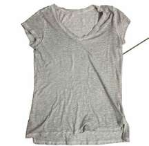 Ana Medium Tall Women’s Short Sleeve Gray Shirt