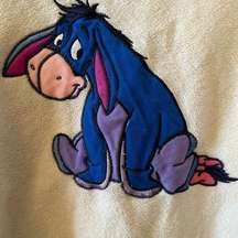 Disney Eeyore oversized embroidered fleece hoodie