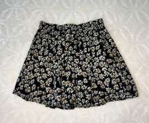 Elastic Daisy Mini Skirt