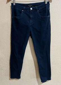 Universal Standard High Rise Skinny Seine Dark Indigo Jeans Size 8