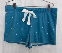 5/$25 Felina medium blue and white shorts. 132